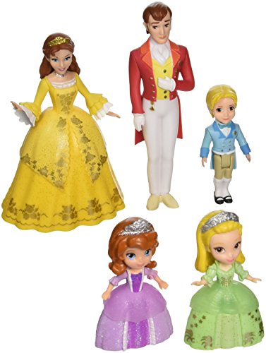 肌触りがいい ちいさなプリンセス ソフィア ディズニージュニア 送料無料 Sofia The First Royal Family 5 Piece Figure Set Includes Princess Sofia Princess Amber Prince James Queen Miranda And Kinちいさなプリンセス ソフィア ディズニー