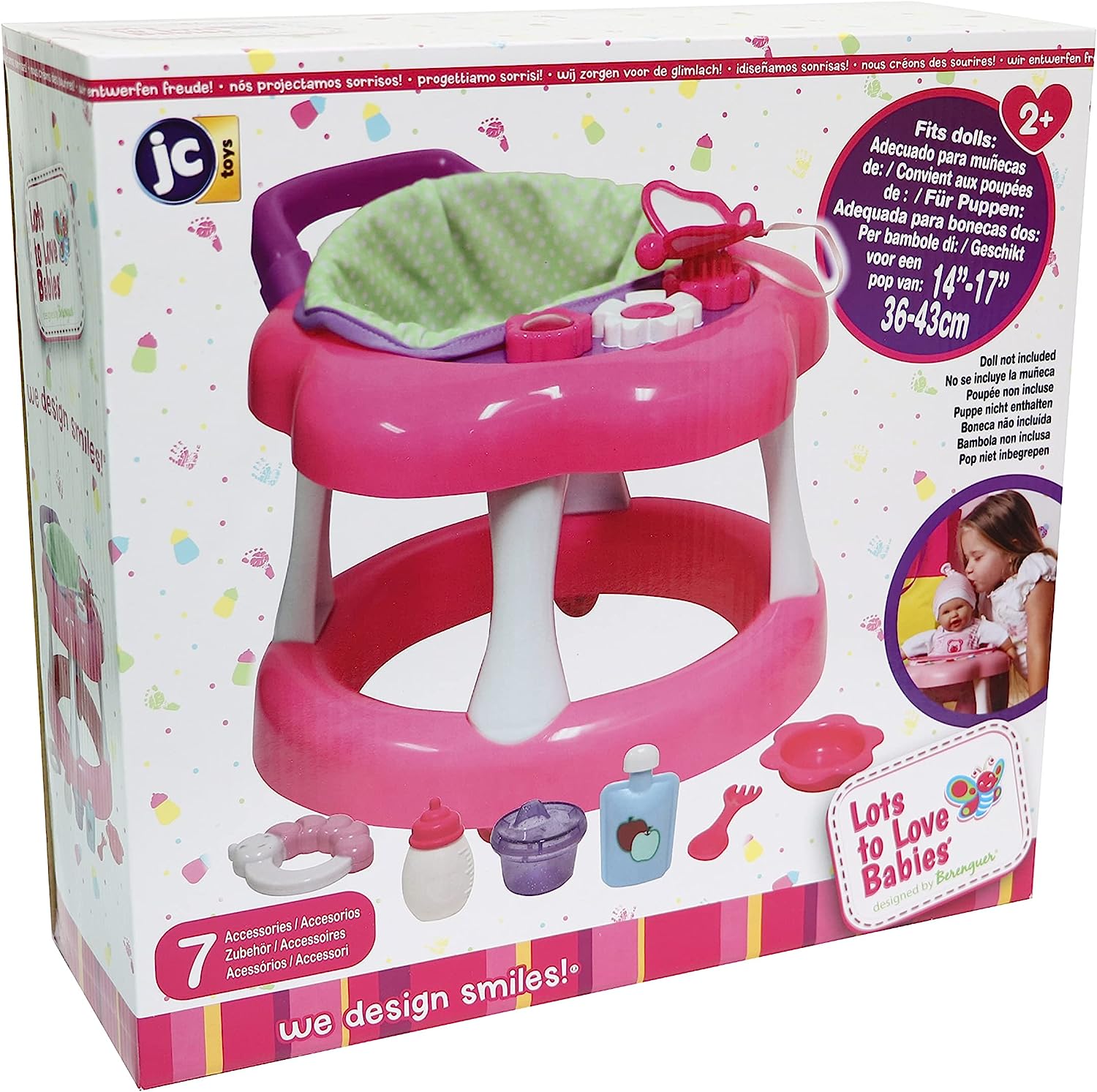 jc toys baby doll walker playset