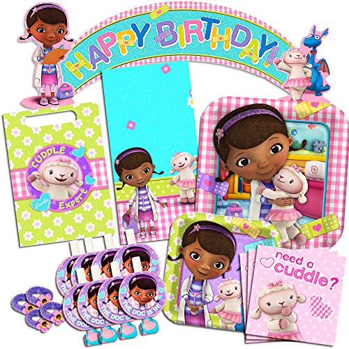 送料無料 ドックはおもちゃドクター ディズニーチャンネル ドックのおもちゃびょういん Disney Doc Mcstuffins Party Supplies Ultimate Set Birthday Party Favors Plates Napドックはおもちゃドクター ディズニーチャンネル ドックのおもちゃびょういん