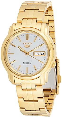 腕時計 セイコー メンズ SNKK74 Seiko Men's SNKK74 Gold Plated Stainless Steel Analog with Silver Dial Watch腕時計 セイコー メンズ SNKK74｜angelica