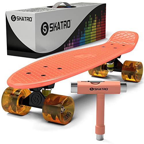 帯電防止処理加工 SKATRO Mini Cruiser スケートボード 22x6inch