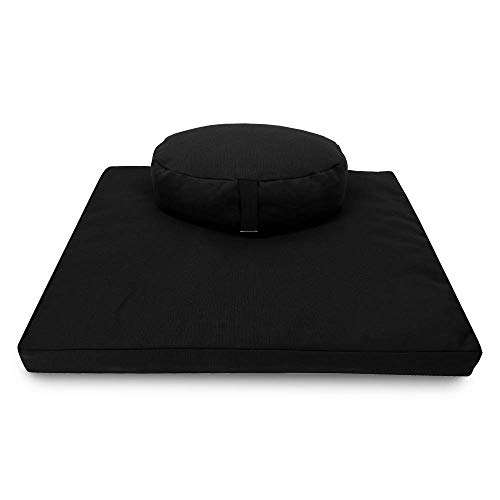 【楽天市場】ヨガ フィットネス Bean Products Zafu & Zabuton Meditation Cushion, Round