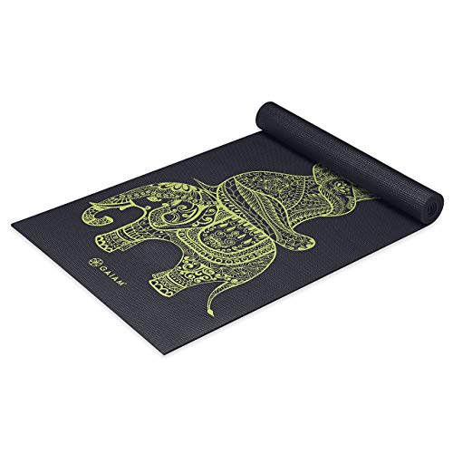 メール便なら送料無料 楽天市場 ヨガマット フィットネス 05 送料無料 Gaiam Yoga Mat Premium Print Extra Thick Non Slip Exercise Fitness Mat For All Types Of Yoga Pilates Floor Workouts Tribal Wisdom Elephant 6mmヨガマット