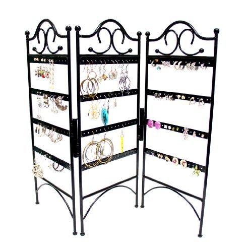 アクセサリスタンド ジュエリー 12063B Mango Steam 3-Panel Jewelry Organizer for Hanging Earringsアクセサリスタンド ジュエリー 12063B｜angelica
