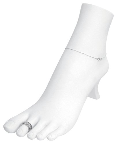 添え物照明ランプ 宝飾品 AX-AY-ABHI-41405 White Polystyrene Toe Ring Chain Ankle Bracelet Foot Display Storage Showcase Stand添え物照明ランプ 宝飾品 AX-AY-ABHI-41405