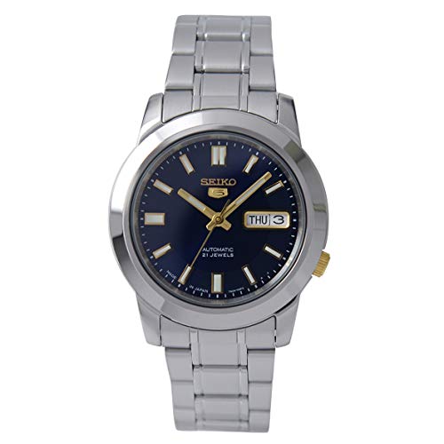 ウオッチ セイコー メンズ SEIKO 5 Automatic Blue \u0026 Gold Dial Gents SNKK11J1ウオッチ セイコー メンズ