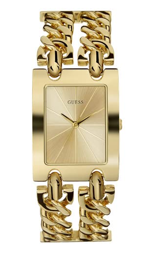 腕時計 ゲス GUESS レディース GUESS Gold-Tone Multi-Chain Bracelet Watch with Self-Adjustable Links. Color: Gold-Tone (Model: U1117L2)腕時計 ゲス GUESS レディース｜angelica