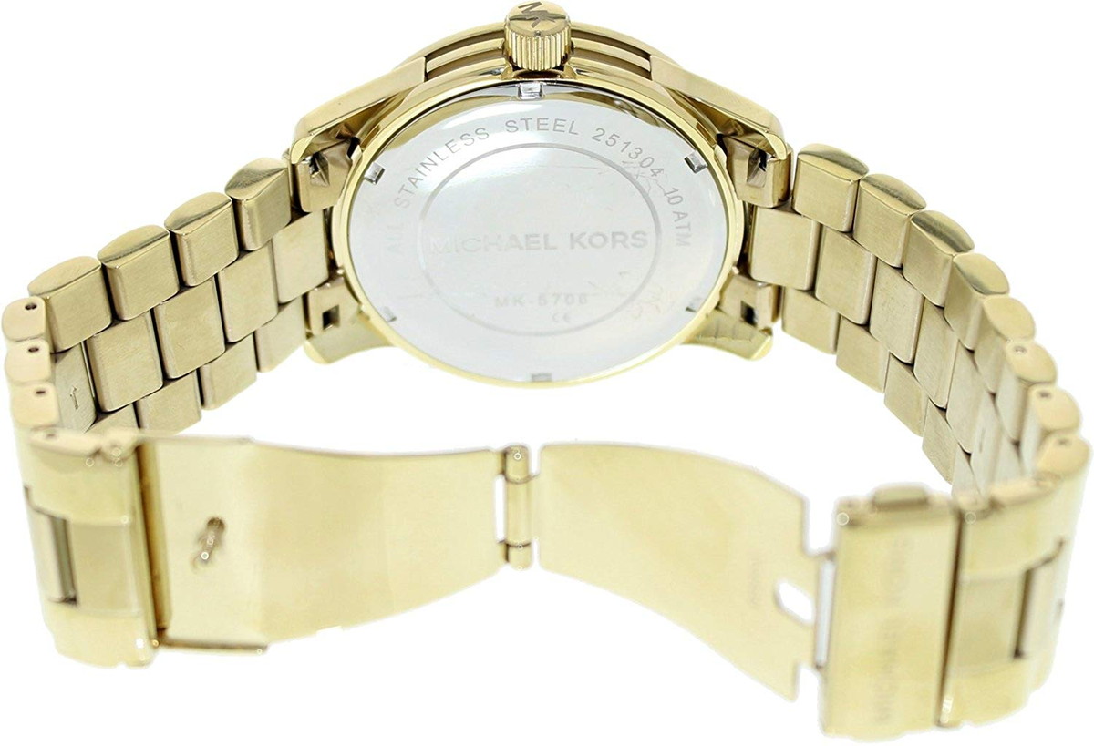 腕時計 マイケルコース レディース Women's Logo マイケル・コース Watch腕時計 アメリカ直輸入 Michael Kors レディース  Goldtone Oversized Runway マイケルコース マイケル・コース アメリカ直輸入 レディース腕時計 |  