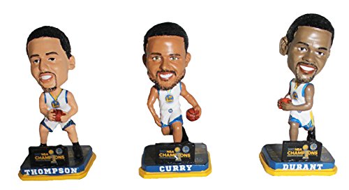 ボブルヘッド バブルヘッド 首振り人形 ボビンヘッド BOBBLEHEAD Golden State Warriors 2017 NBA Champions Mini Bighead Bobble 3-Packボブルヘッド バブルヘッド 首振り人形 ボビンヘッド BOBBLEHEAD