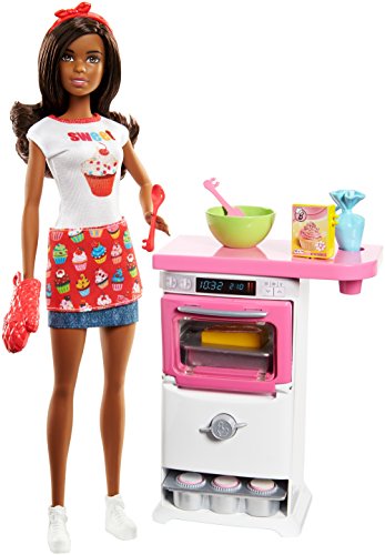 バービー バービーあやつり人形 バービーキャリア バービーアイキャンビー 仕事 Barbie Bakery Chef Playset, Dar Brown Hairバービー バービーあやつり人形 バービーキャリア バービーアイキャンビー 仕事