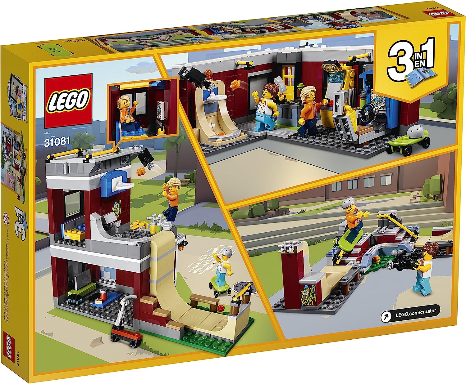 レゴ ロード 送料無料 Lego Creator 3in1 Modular Skate House Building Kit 422 Piece レゴ クリエイター Marchesoni Com Br