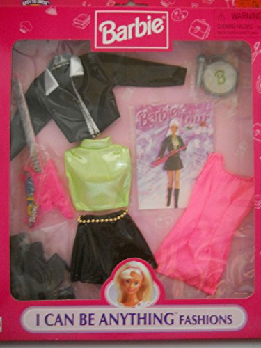 バービー バービー手先 着せあと釜 ウエア ワンピース 送料無料 Mattel Barbie Fashion Avenue I Can Be Anything Rock Star Barbie Tour Fashions Outfits Setバービー バービー人形 着せ替え 衣装 ドレス Marchesoni Com Br