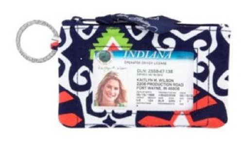 ヴェラブラッドリー ベラブラッドリー アメリカ 日本未発売 財布 【送料無料】Vera Bradley Zip ID Case (Sun Valley)ヴェラブラッドリー ベラブラッドリー アメリカ 日本未発売 財布