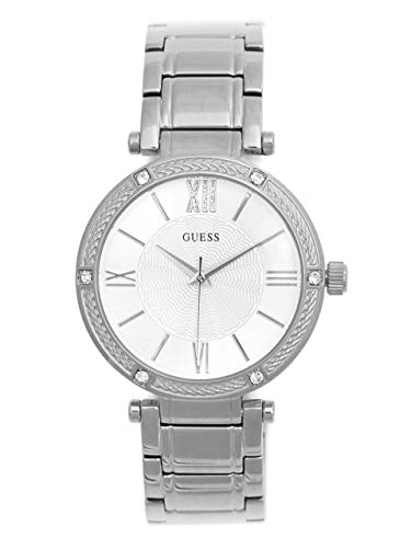 楽天市場 腕時計 ゲス Guess レディース 送料無料 Guess Factory Women S Silver Tone Analog Watch腕時計 ゲス Guess レディース Angelica