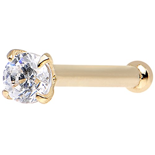 ボディキャンディー ボディピアス アメリカ 日本未発売 ウォレット Body Candy 14k Yellow Gold 2mm Cubic Zirconia Nose Stud Bone 20 Gauge 1/4ボディキャンディー ボディピアス アメリカ 日本未発売 ウォレット｜angelica