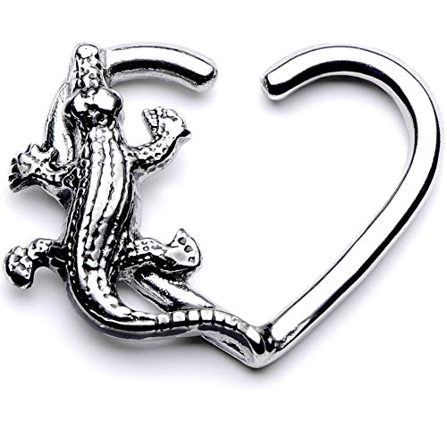 ボディキャンディー ボディピアス アメリカ 日本未発売 ウォレット Body Candy 10mm Body Piercing Jewelry Stainless Steel 16G Right Closure Daith Heart Alligator Tragus Earring 3/8"ボディキャンディー ボディピアス アメリカ 日本未発売 ウォレット｜angelica