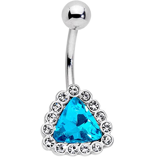 ボディキャンディー ボディピアス アメリカ 日本未発売 ウォレット Body Candy Womens Stainless Steel Clear Brilliant Blue Accent Chunky Pyramid Star Belly Button Ringボディキャンディー ボディピアス アメリカ 日本未発売 ウォレット|angelica