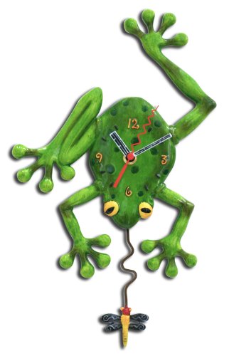 壁掛け時計 振り子時計 インテリア 海外モデル アメリカ Allen Designs Frog Fly Pendulum Clock壁掛け時計 振り子時計 インテリア 海外モデル アメリカ|angelica