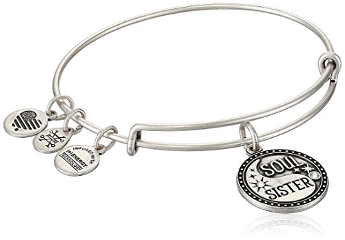 手数料安い アレックスアンドアニ アメリカ アクセサリー ブランド かわいい Alex And Ani Soul Sister Expandable Bangle Bracelet For Women Friendship Inscription Charm Rafaelian Silver アレックスアンドアニ アメリカ アクセサリー ブランド かわいい