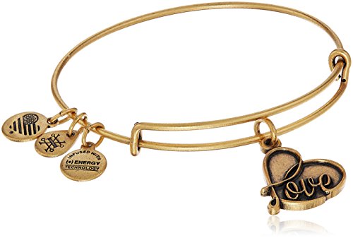 安い購入 アレックスアンドアニ アメリカ アクセサリー ブランド かわいい 送料無料 Alex And Ani Path Of Symbols Expandable Bangle For Women Love Charm Rafaelian Gold Finish 2 To 3 5 Inアレックスアンドアニ アメリカ アクセサリー ブランド かわいい