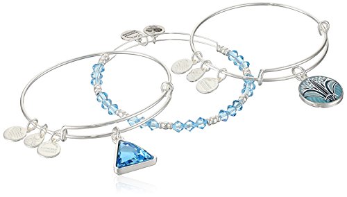 送料込 アレックスアンドアニ アメリカ アクセサリー ブランド かわいい 送料無料 Alex And Ani Womens Blue Lotus Set Of 3 Bangle Bracelet Shiny Silver Expandableアレックスアンドアニ アメリカ アクセサリー ブランド かわいい 60 Off Www