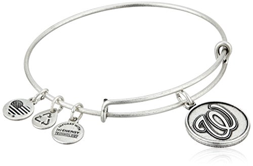 アレックスアンドアニ アメリカ アクセサリー ブランド かわいい Alex and Ani Washington Nationals Cap Logo Expandable Rafaelian Silver Bangle Braceletアレックスアンドアニ アメリカ アクセサリー ブランド かわいい|angelica