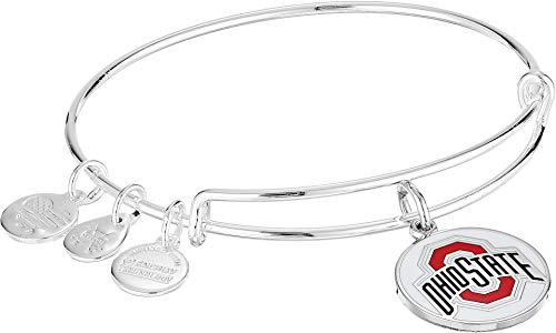 好評 アレックスアンドアニ アメリカ アクセサリー ブランド かわいい 送料無料 Alex And Ani Women S Color Infusion Ohio State University Logo Ii Ewb Bracelet Shiny Silver Expandableアレックスアンドアニ アメリカ アクセサリー ブランド かわいい