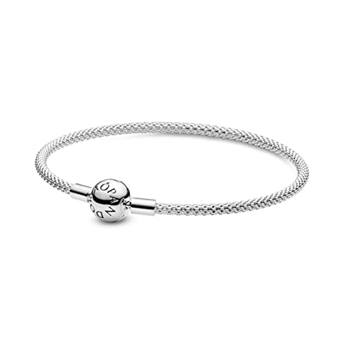 安いそれに目立つ パンドラ ブレスレット アクセサリー ブランド かわいい Pandora Jewelry Moments Mesh Charm Sterling Silver Bracelet 8 3パンドラ ブレスレット アクセサリー ブランド かわいい 春夏新色 Www Sunbirdsacco Com