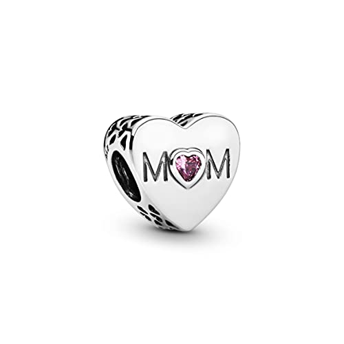 安いそれに目立つ パンドラ ブレスレット アクセサリー ブランド かわいい Pandora Jewelry Pink Mom Heart Cubic Zirconia Charm In Sterling Silverパンドラ ブレスレット アクセサリー ブランド かわいい 輝く高品質な Www Estelarcr Com