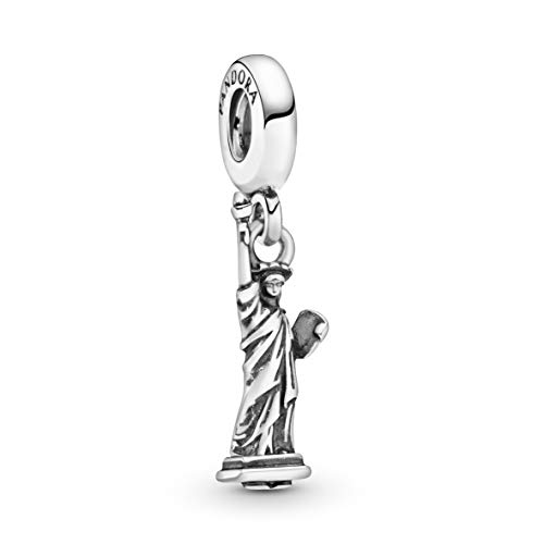 パンドラ ブレスレット チャーム アクセサリー ブランド PANDORA New York Statue of Liberty Dangle Charm Bracelet Charm Moments Bracelets - Stunning Women's Jewelry - Gift for Women in Your Life - Madeパンドラ ブレスレット チャーム アクセサリー ブランド｜angelica