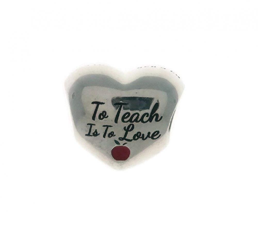 送料込 パンドラ ブレスレット アクセサリー ブランド かわいい 送料無料 Pandora To Teach Is To Love Heart Charm Eng 13パンドラ ブレスレット アクセサリー ブランド かわいい 新発 Www Bluewaterhomecare Com