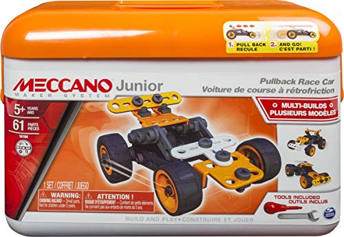 メカノ 知育玩具 パズル ブロック Meccano Junior Tool Box - Orangeメカノ 知育玩具 パズル ブロック