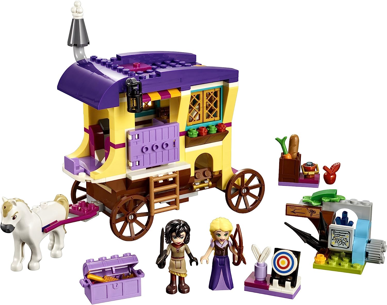 楽天市場 レゴ ディズニープリンセス 送料無料 Lego Disney Princess Rapunzel S Traveling Caravan Building Kit 323 Piece Discontinued By Manufacturer レゴ ディズニープリンセス Angelica