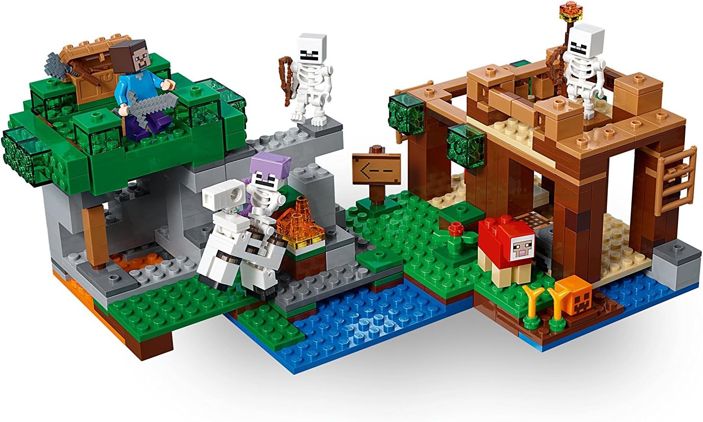 保証書付 楽天市場 レゴ マインクラフト 送料無料 Lego Minecraft The Skeleton Attackレゴ マインクラフト Angelica 残りわずか Flor Amore Ru