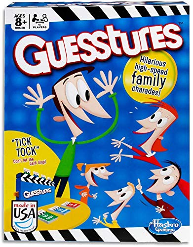 ゲーム盤力くらべ 英語 亜米利加 外国で力くらべ Hasbro Gaming Guesstures Game, Charades Game for 4 or More Players, Family Party Game for Ages 8 and Upゲーム盤力くらべ 英語 亜米利加 外国で力くらべ