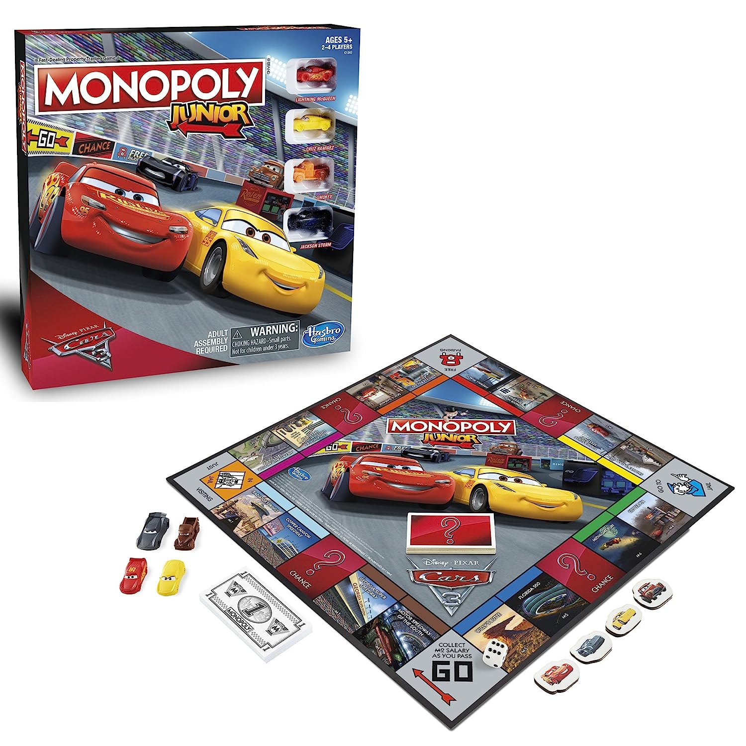 送料無料 ボードゲーム 英語 アメリカ 海外ゲーム Cars 3 Monopoly Junior Board Gameボードゲーム 英語 アメリカ 海外ゲーム 年最新海外 Logisticegypt Com