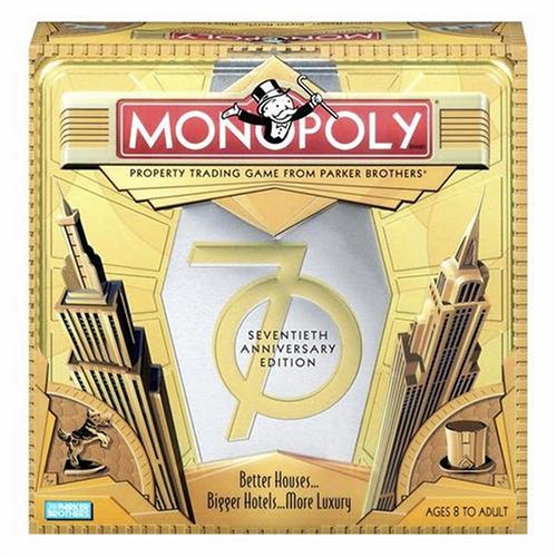 ゲーム盤力くらべ 英語 亜米利加 外国で力くらべ Hasbro Monopoly Game 70th Anniversary Editionゲーム盤力くらべ 英語 亜米利加 外国で力くらべ
