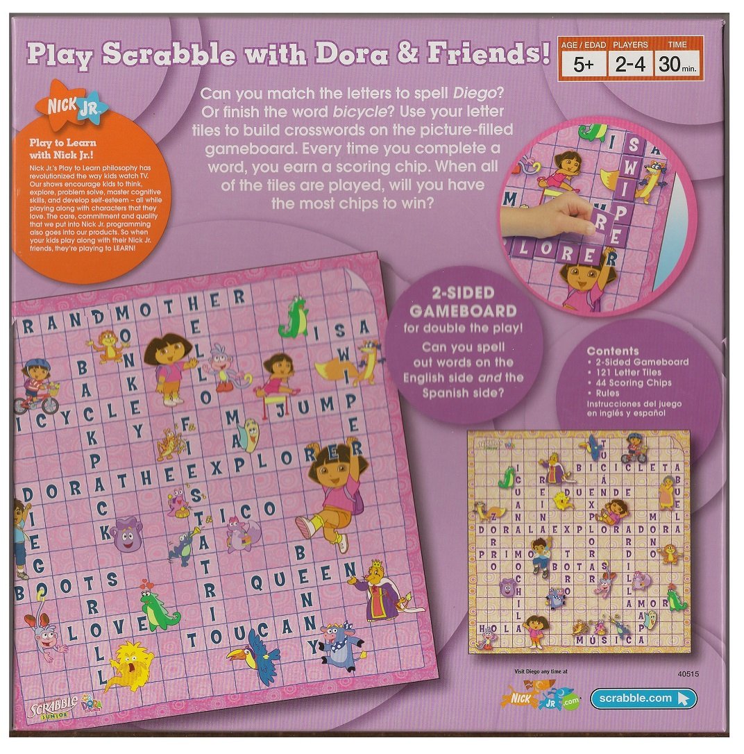 高質で安価 ボードゲーム 英語 アメリカ 海外ゲーム Dora The Explorer Scrabble Junior 07 ボードゲーム 英語 アメリカ 海外ゲーム 日本産 Viajar Com Br