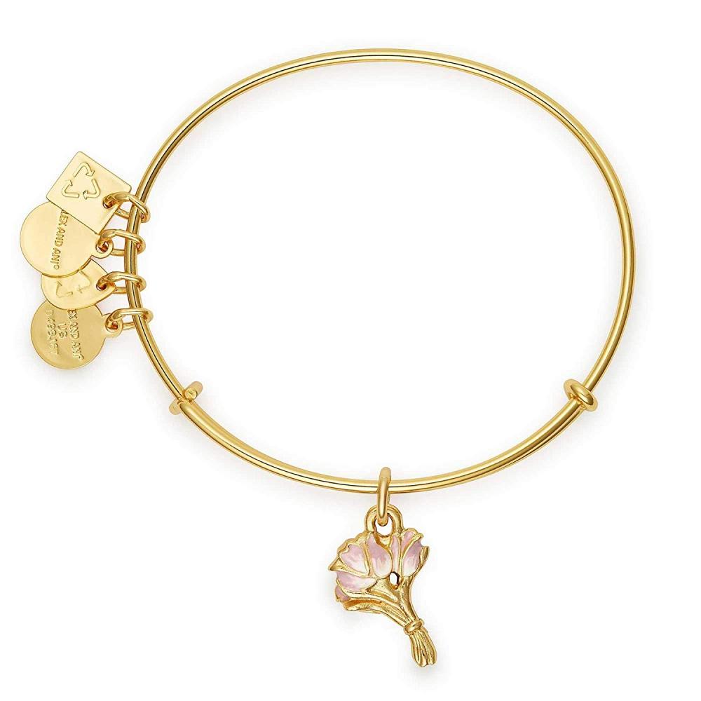 数量限定 アレックスアンドアニ アメリカ アクセサリー ブランド かわいい Alex And Ani Women S Pink Tulips Bangle Bracelet Shiny Goldアレックスアンドアニ アメリカ アクセサリー ブランド かわいい 人気満点 Europub Co Uk