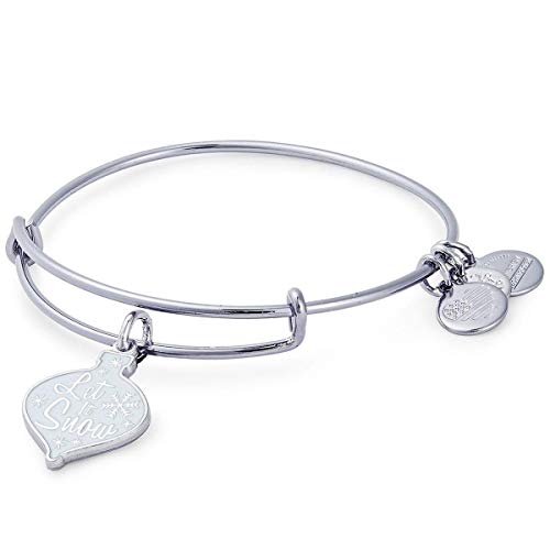 コンビニ受取対応商品 アレックスアンドアニ アメリカ アクセサリー ブランド かわいい Alex And Ani Women S Let It Snow Glitter Ornament Ewb Metallic Blue Bracelet Metallic Blue Expandableアレックスアンドアニ アメリカ アクセサリー ブランド
