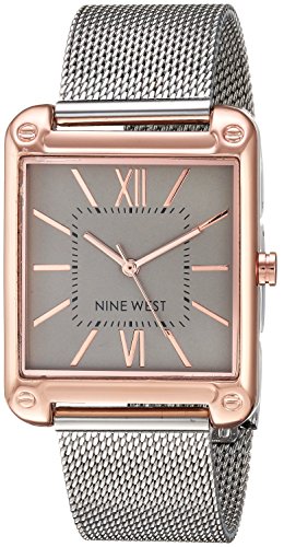 腕時計 ナインウェスト レディース Nine West Women's Sunray Dial Mesh Bracelet Watch腕時計 ナインウェスト レディース｜angelica