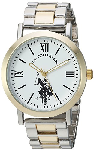腕時計 ユーエスポロアッスン レディース Accutime U.S. Polo Assn. Women USC40261AZ Analog Display Analog Quartz Two Tone Watch腕時計 ユーエスポロアッスン レディース