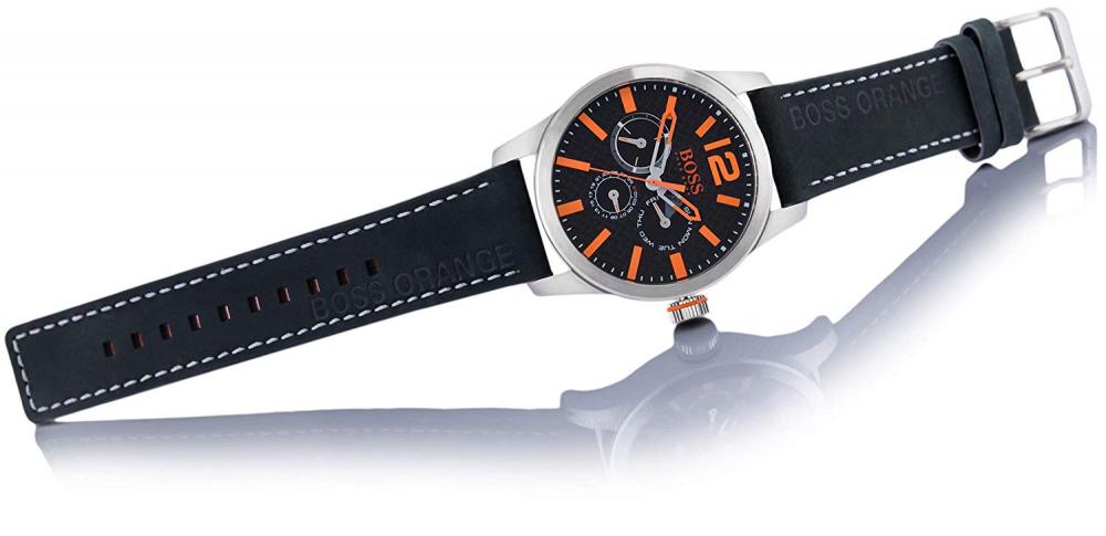 送料無料 腕時計 ヒューゴボス 高級メンズ Boss Orange Men S Paris Analog Display Quartz Black Watch腕時計 ヒューゴボス 高級メンズ 最安値に挑戦 Neostudio Ge