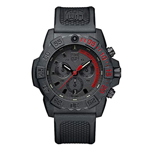 腕時計 ルミノックス アメリカ海軍SEAL部隊 ミリタリーウォッチ メンズ Luminox Navy Seal XS.3581.EY Men's Watch 45 mm - Military Dive Watch in Black Chronograph with Date Function Water R腕時計 ルミノックス アメリカ海軍SEAL部隊 ミリタリーウォッチ メンズ|angelica