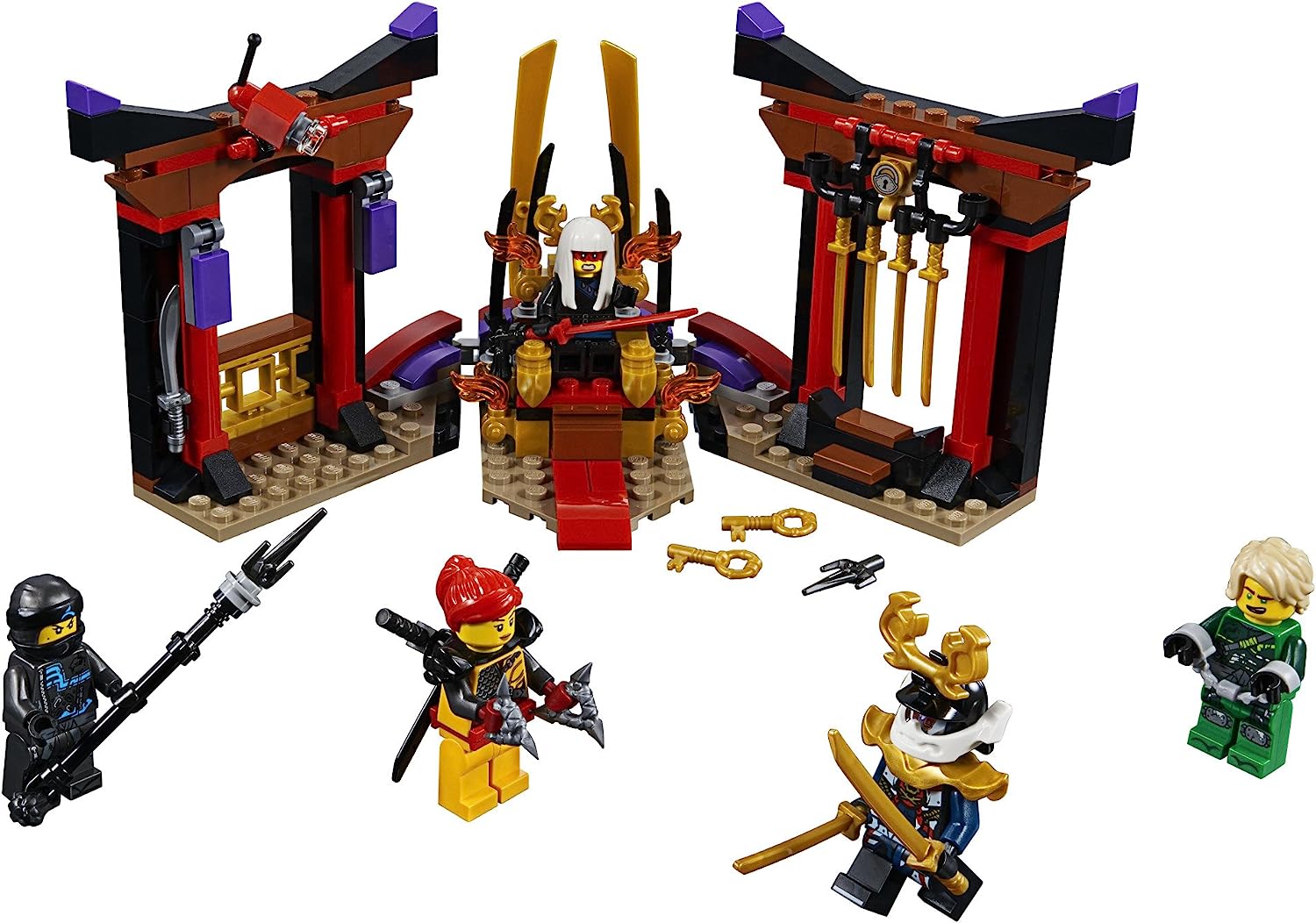 超激安 レゴ ニンジャゴー Lego Ninjago Masters Of Spinjitzu Throne Room Showdown Building Kit 221 Pieces レゴ ニンジャゴー 安い Www Shreejicoating Com