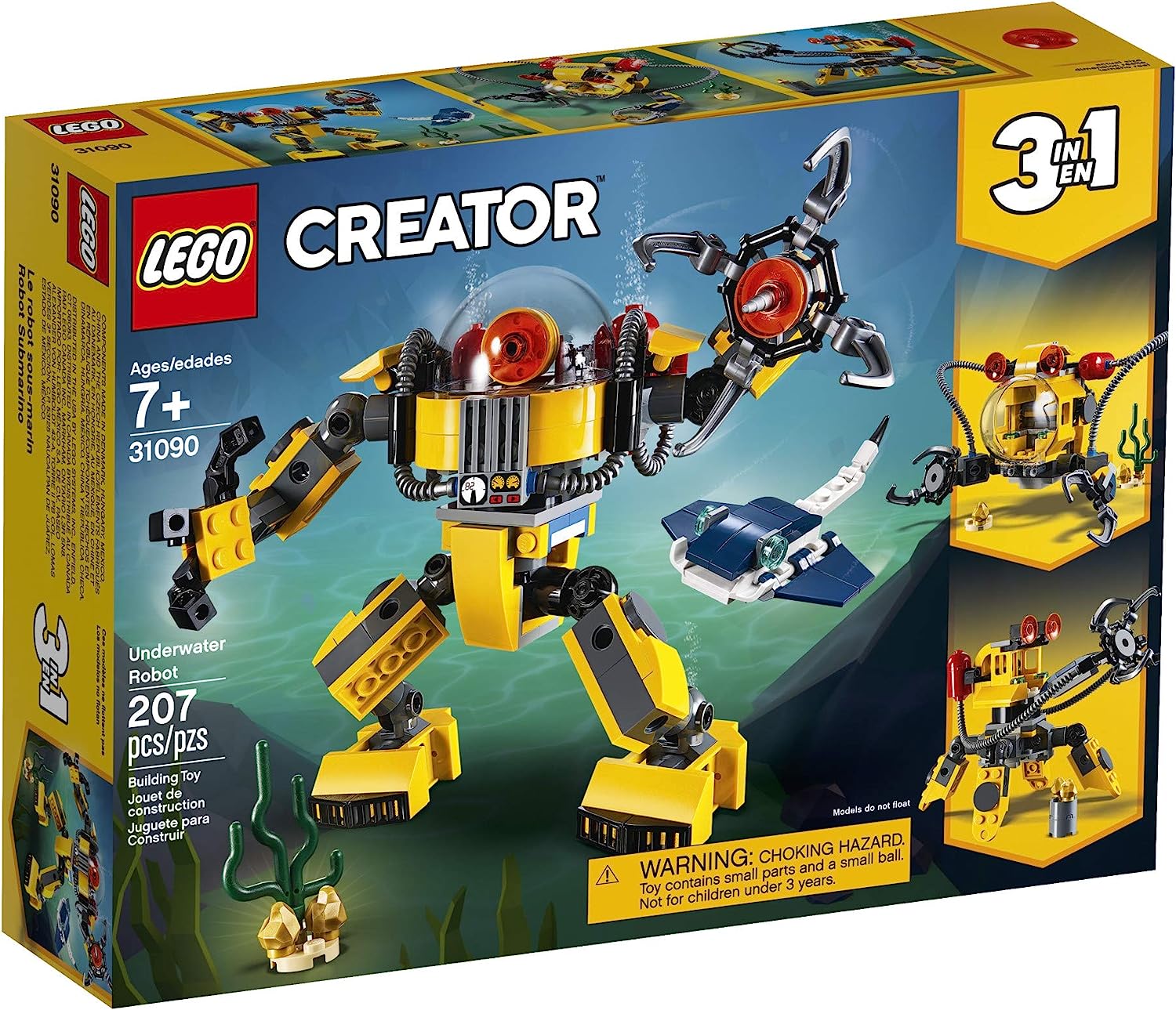 【楽天市場】レゴ クリエイター 【送料無料】LEGO Creator 3in1 Underwater Robot 31090 Building ...