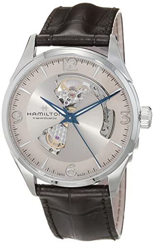 ウオッチ ハミルトン メンズ Hamilton Jazzmaster Open Heart Automatic Men\u0027s Watch, 42粍 Stainless Steel Case, Swiss Made, Beige Dial Analog Wrist Watch, 50m Waterproof, Sapphire Crystal, 3-Hand Movement, Cow Leather Strapウオッチ ハミルトン メンズ