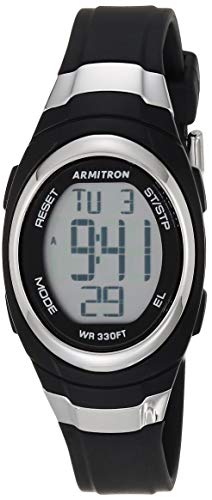 ウオッチ アーミトロン メンズ 45/7034BLK Armitron Sport Women\u0027s Digital Chronograph Resin Strap Watch, 45/7034ウオッチ アーミトロン メンズ 45/7034BLK