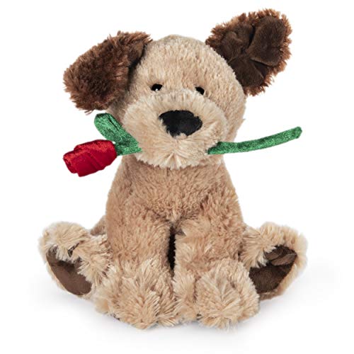 ガンド GUND ぬいぐるみ 実際的 お世話 GUND Deangelo Valentine\u0027s Day Dog Holding Red Rose Stuffed Animal Plushガンド GUND ぬいぐるみ 実際的 お世話 ぬいぐるみ-ぬいぐるみ・人形