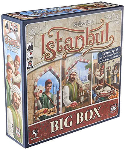 ゲーム盤力くらべ 英語 亜米利加 外国で力くらべ Alderac Entertainment Group (AEG) Istanbul Big Box - Board Game, Collect Gems, Be a Master Merchant, 2 to 5 Players, 40 to 60 Minute Play Time, for Ages 10 and Up, Alderac Enゲーム盤力くらべ 英語 亜米利加 外国で力くらべ